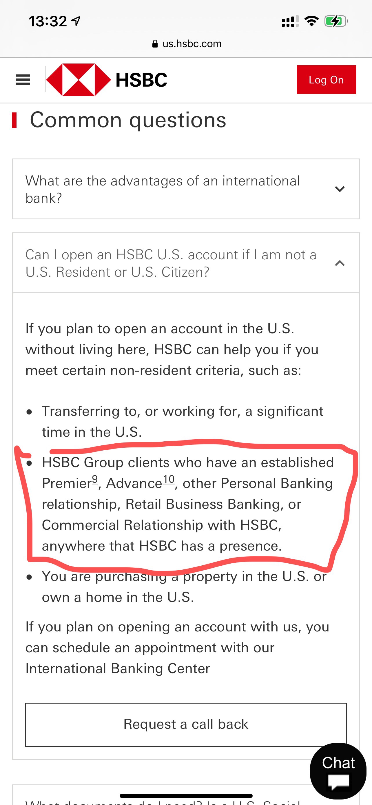 HSBC US¼