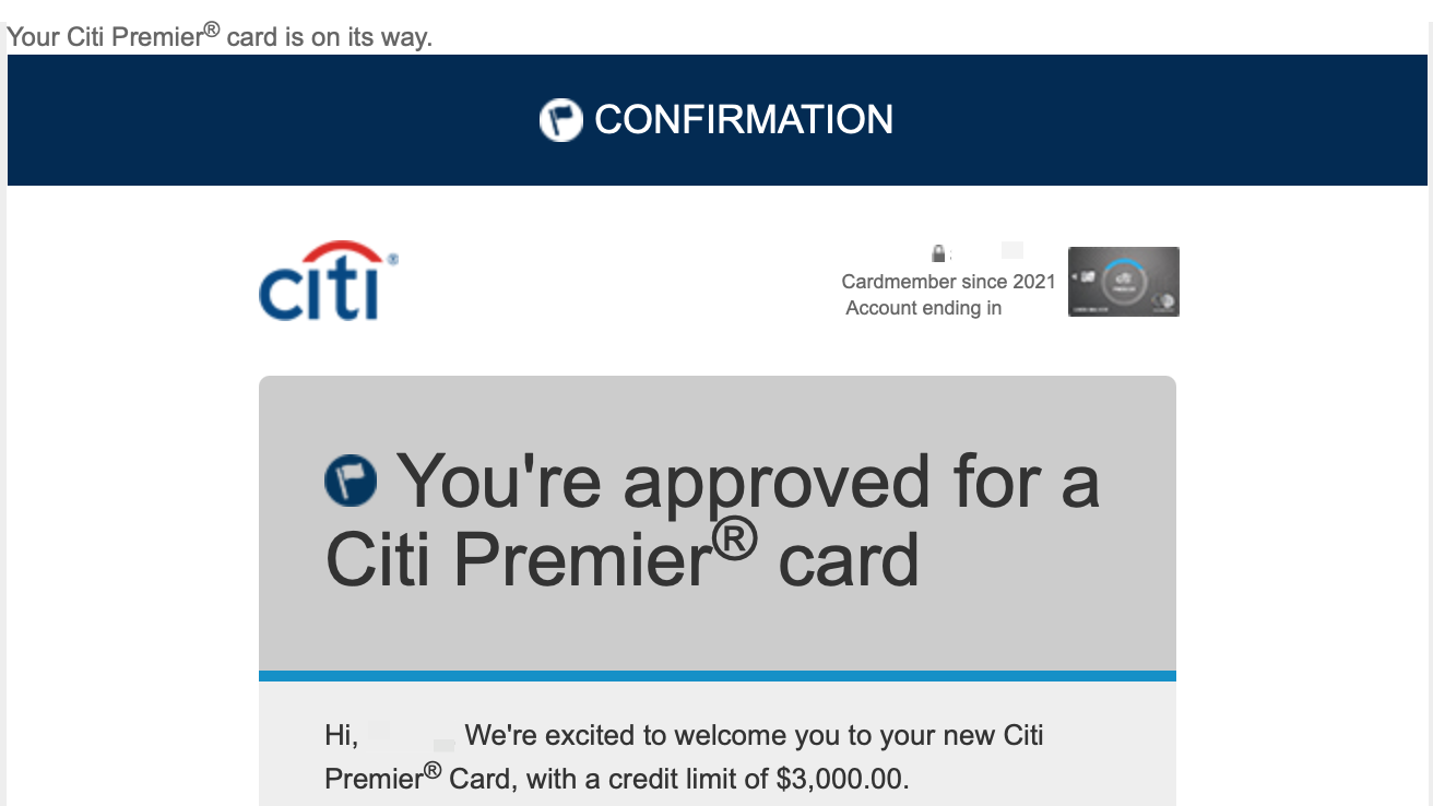 Citi USCiti Premier 4γ