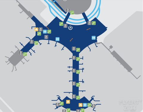 多伦多T1航站楼transborder 美国快线 加航枫叶休息室、环亚休息室测评