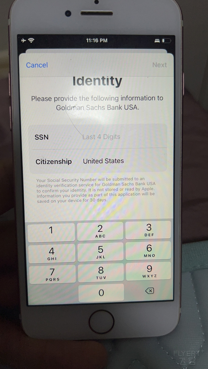无SSN申请Apple Card成功