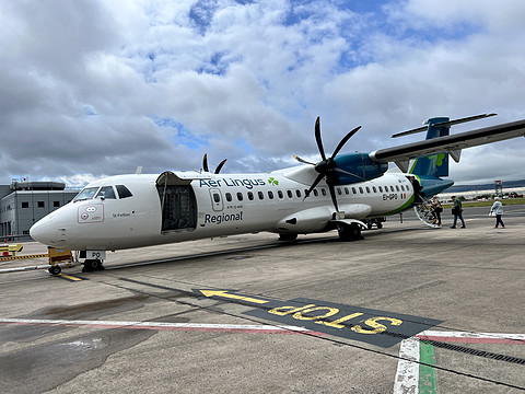 ATR-72大风扇初体验｜爱尔兰航空EI3246/3247 伯明翰-贝尔法斯特城市 BHX-BHD-BHX