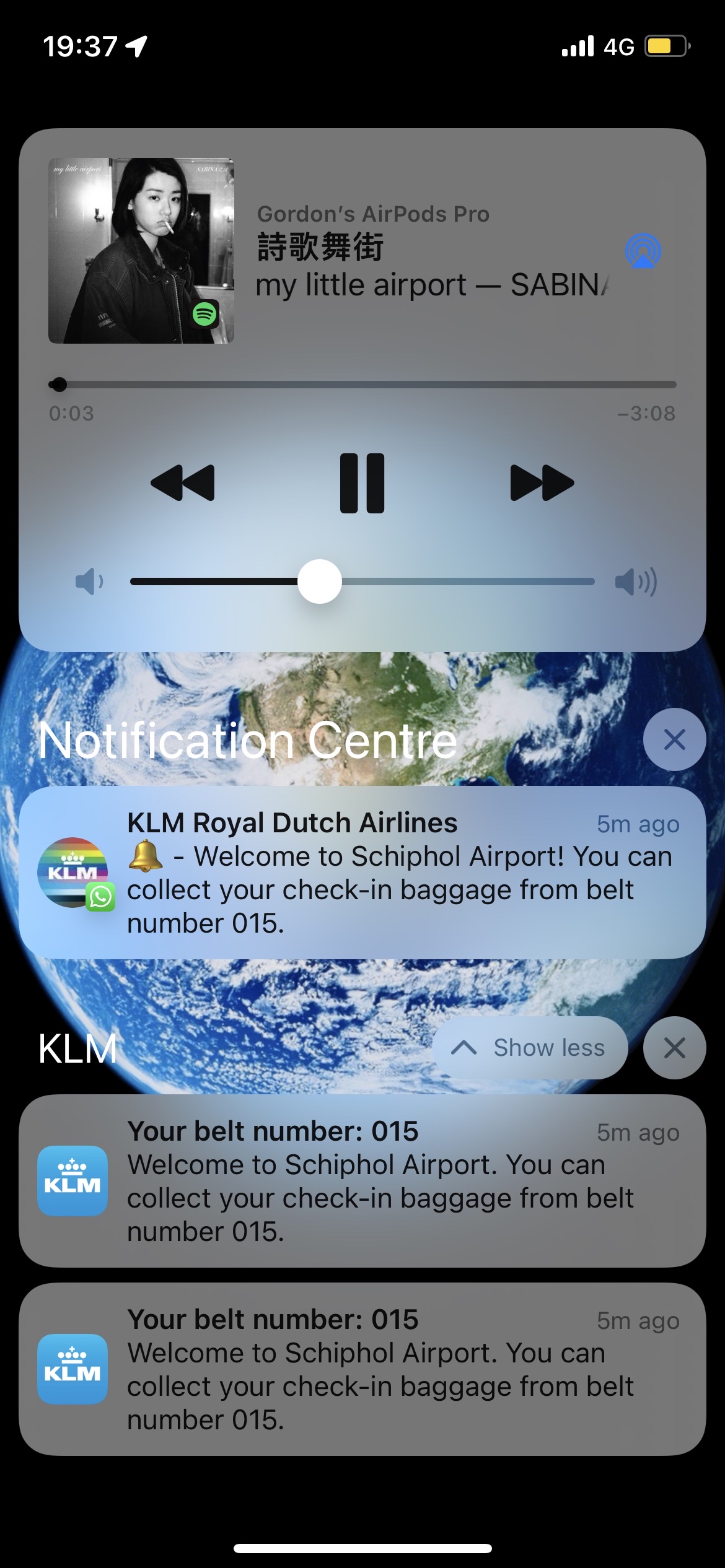 KLM ;BCN-AMS