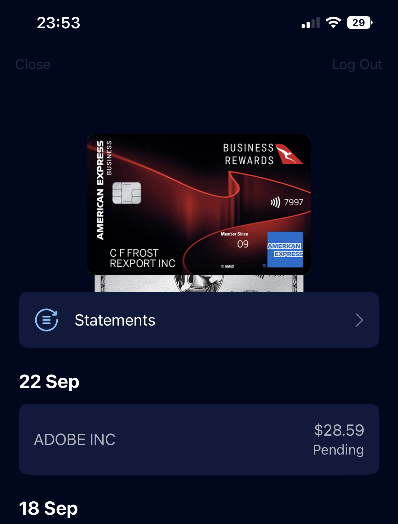 Amex Qantas Business Reward 