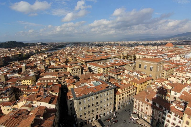 Florence--Overlook from Palazzo Vecchio Tower (3).JPG