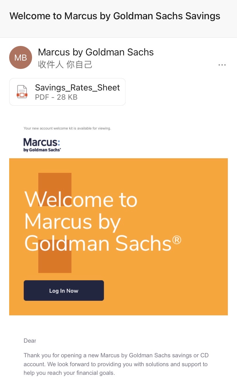 Marcus by Goldman Sachs Savings