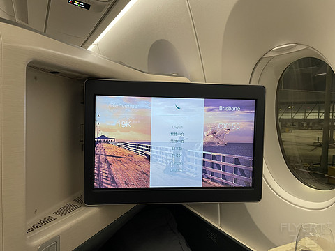 国泰航空商务舱 香港-布里斯班 CX155