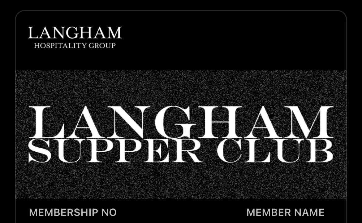 Langham Supper Club : ûõʺһƸ