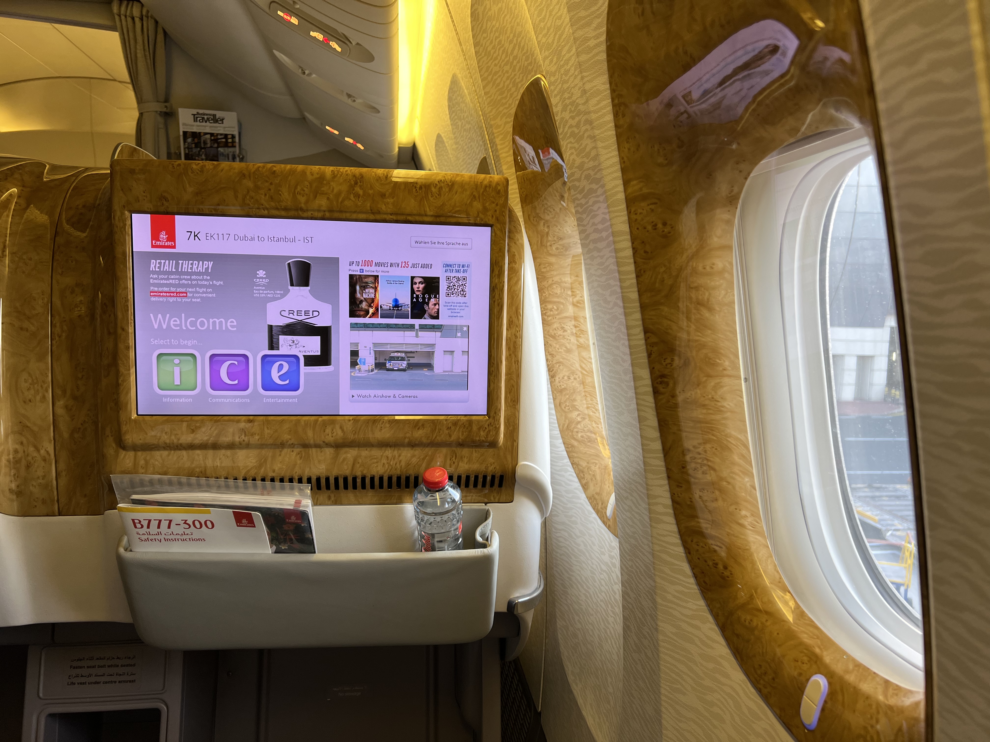  EK117 DXB-IST ϰ-˹̹ Business Class B777