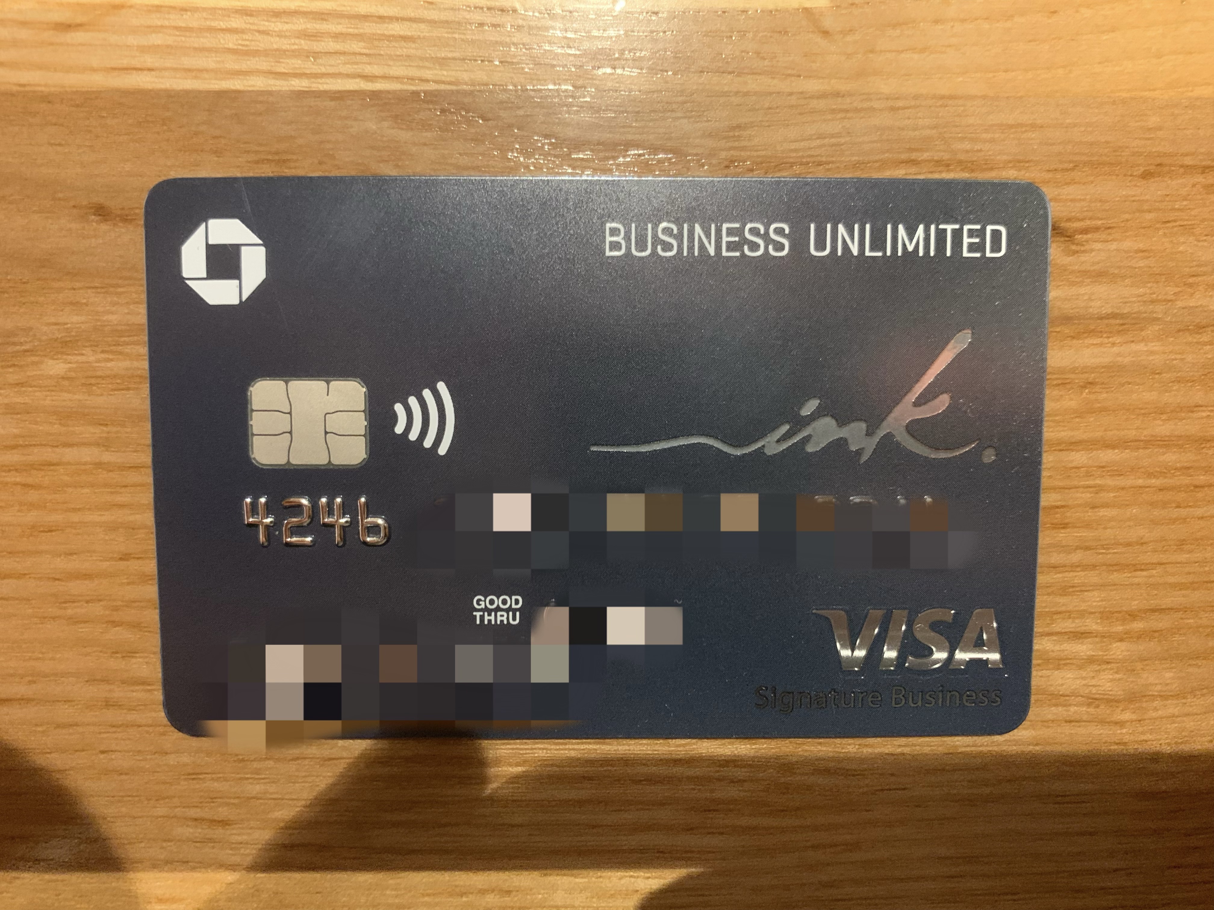 Chase ink business unlimited卡，开卡成功，得到90k UR奖励