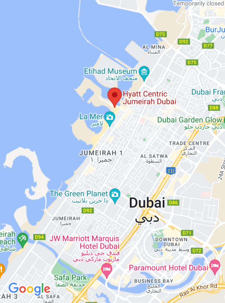 ׷׷  ϰ;Ƶ꣨Hyatt Centric Dubai Jumeirah