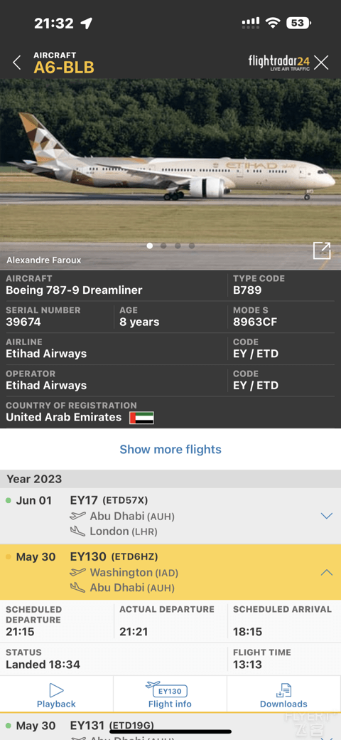 IAD-AUH｜First Class｜阿提哈德航空华盛顿-阿布扎比波音787头等舱｜Etihad EY130 Report