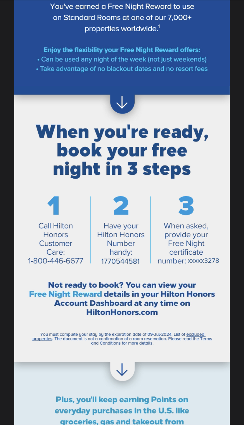 ȥ˲һAmex Hilton Honor008 + 1FN쵽