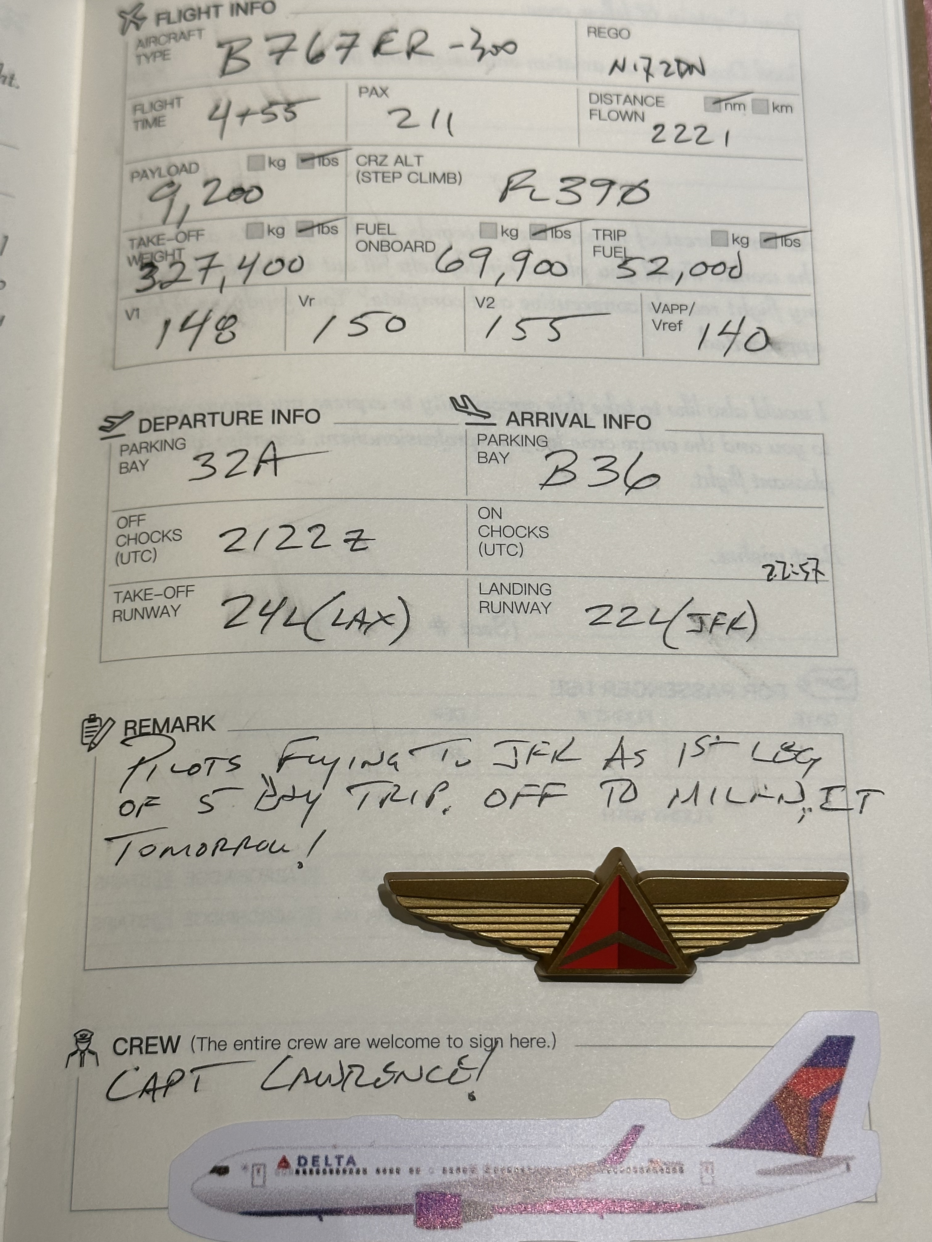 ϣ쫷Ϯ֮ɼ-DL670(LAX-JFK)