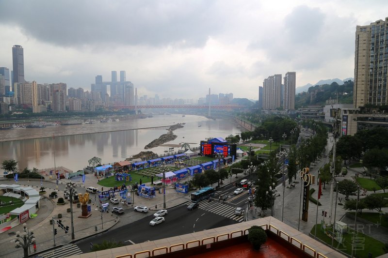 Chongqing--Sheraton Chongqing Hotel Pool View (1).JPG