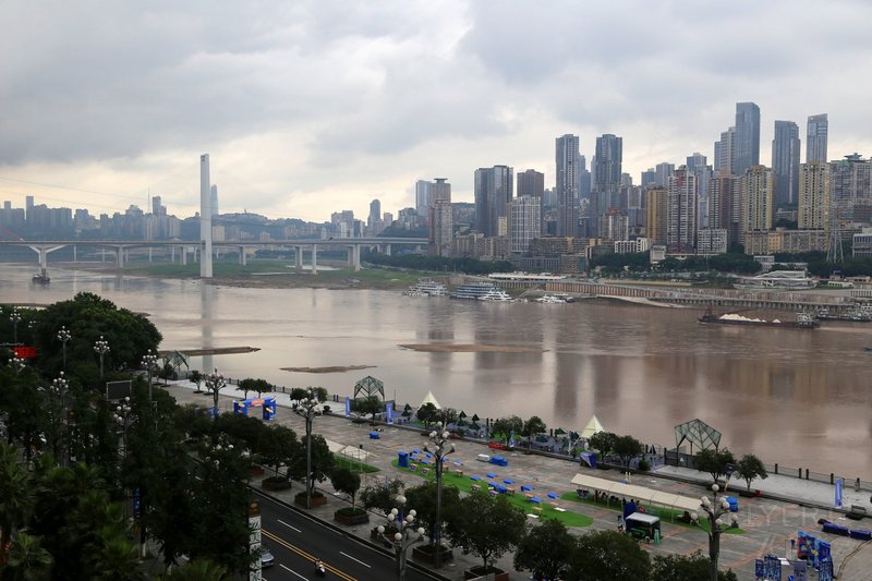 Chongqing--Sheraton Chongqing Hotel Pool View (4).JPG