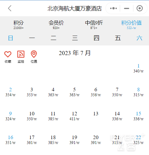 积分价