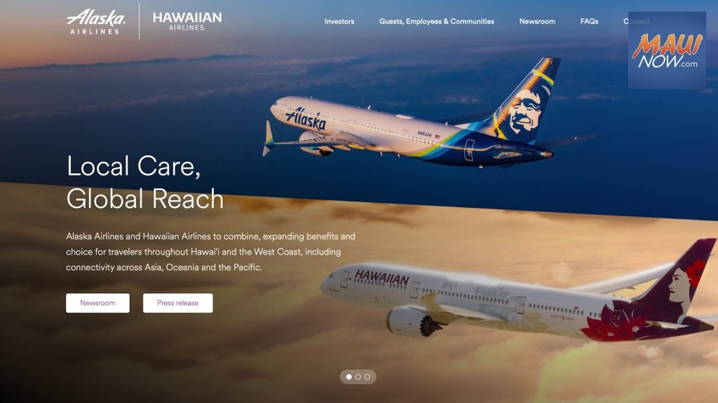 Alaska AirҪHawaiian Air