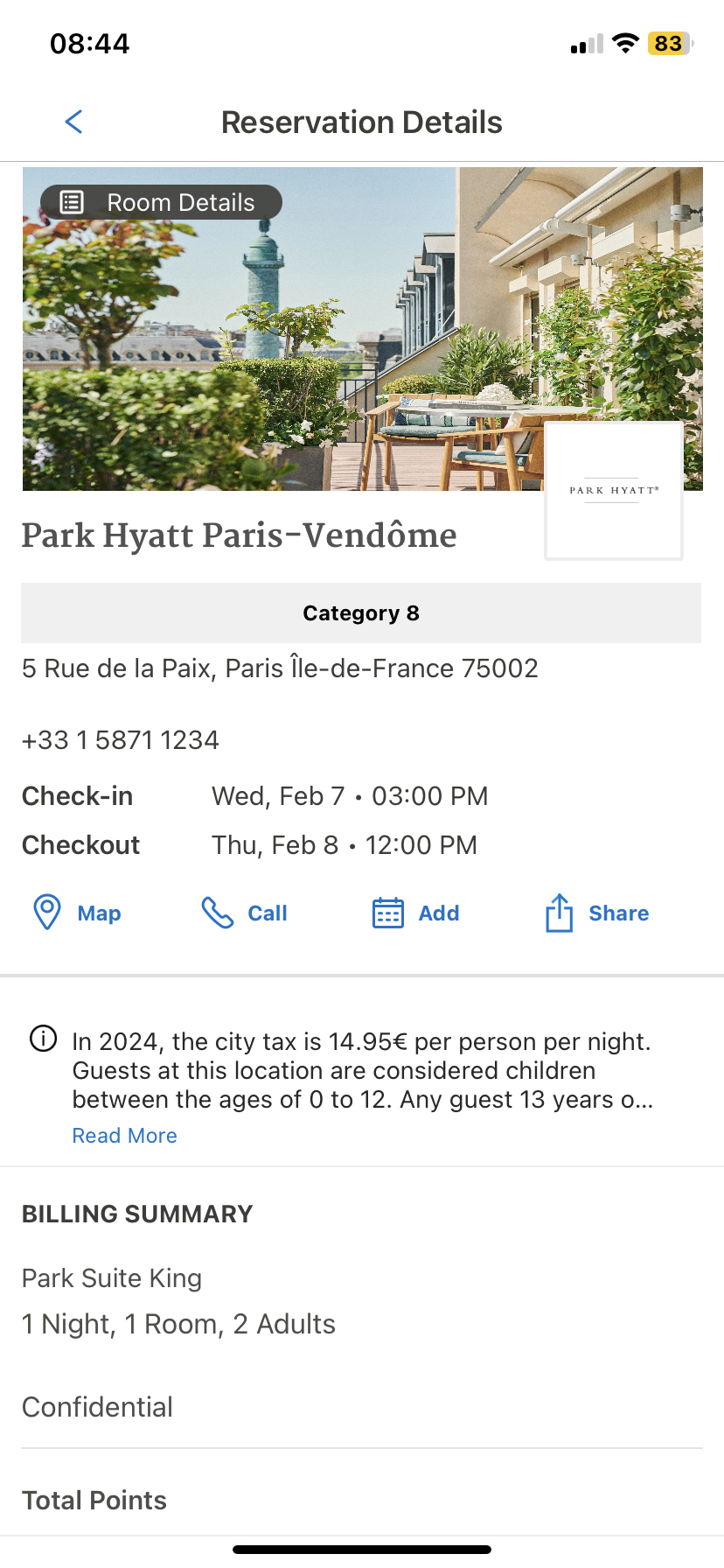 ؐƵ Park Hyatt Paris Vendôme ؐ׷