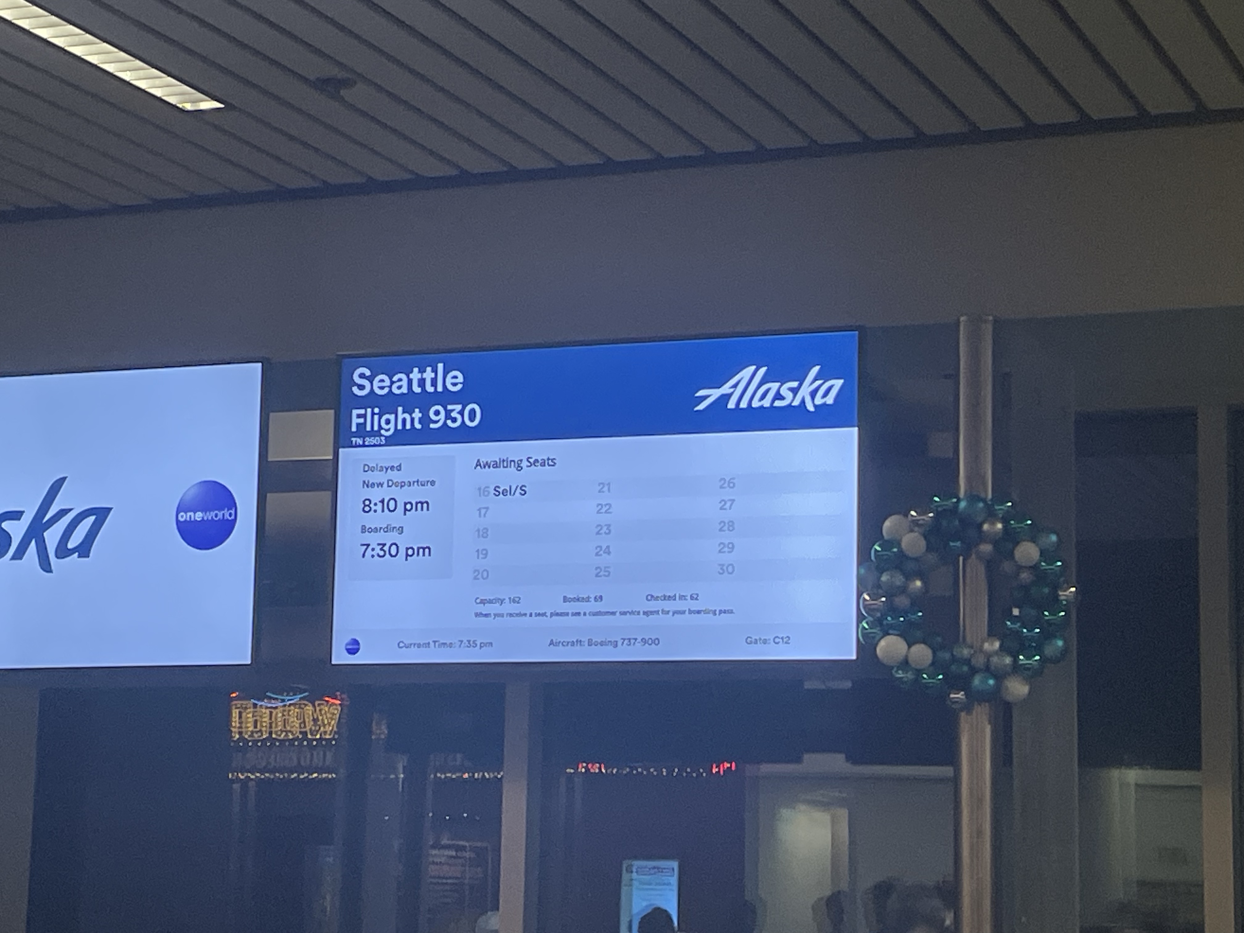 AS 930 PDX-SEA ˹Ӻ -ͼ ڇ;֮ǻ󺽰ȡ