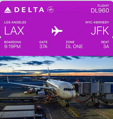 ϿɻDL960 767-300ER LAX-JFK Delta One