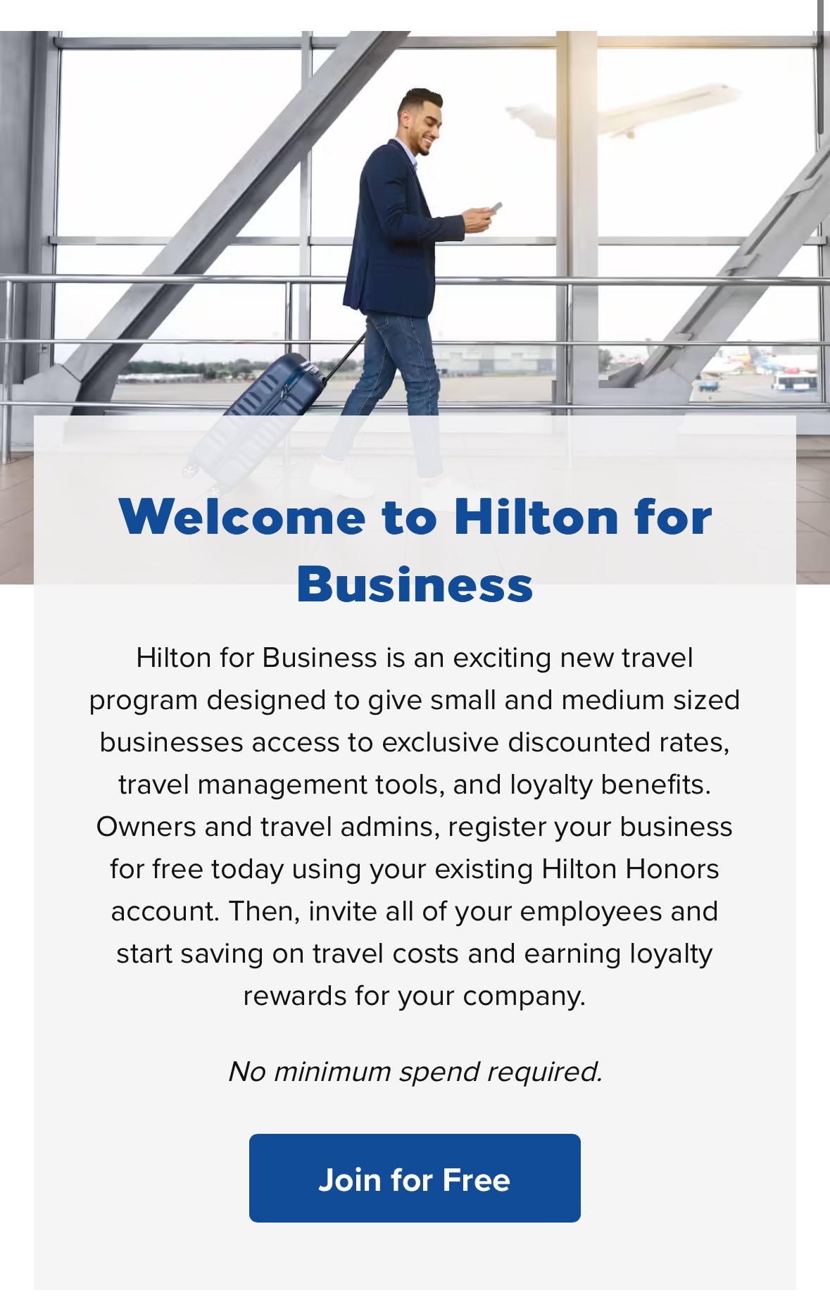 hilton for small businesses