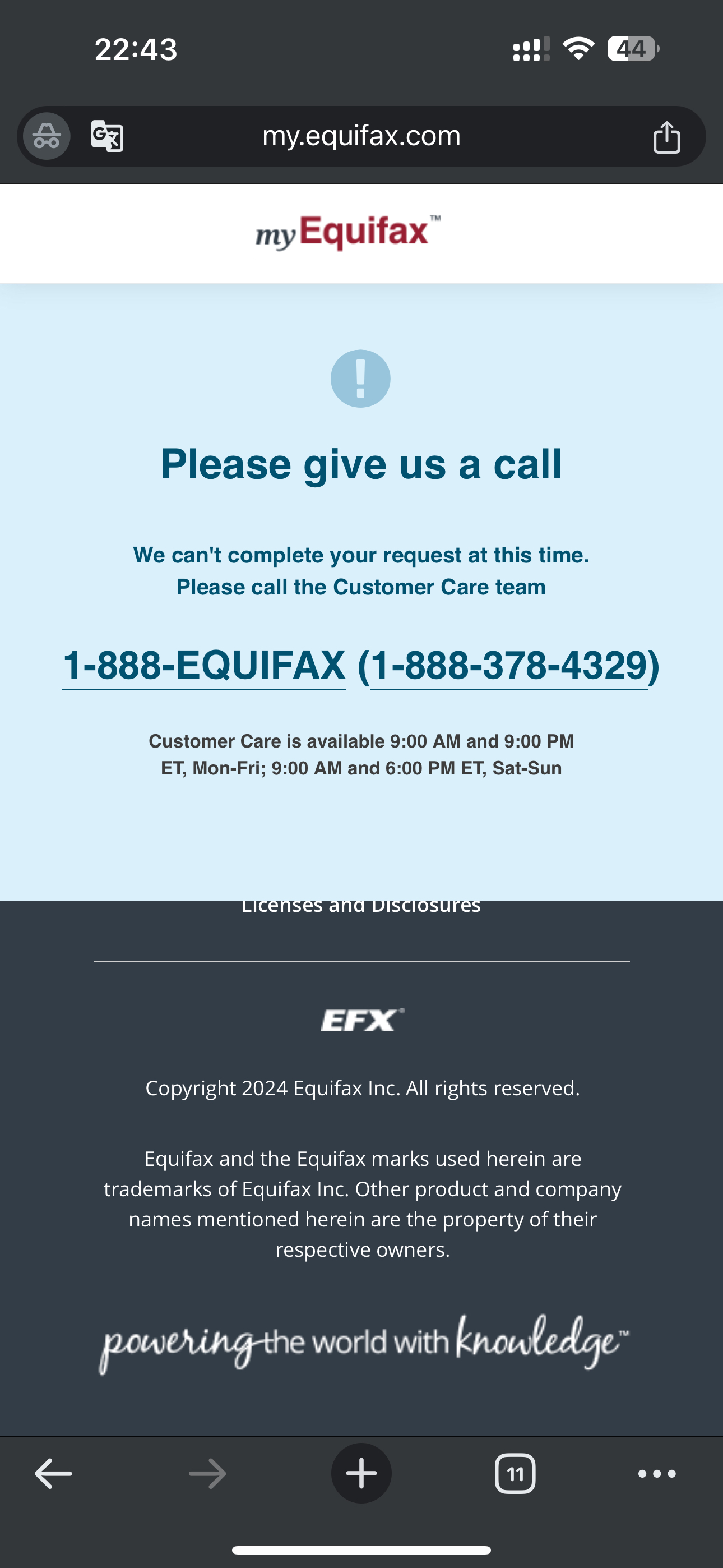 Equifax ԳAMEX