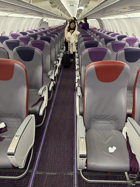 寒假回忆之东京之旅，香港快运航空0元机票（下）UO623东京羽田—香港A321经济舱飞行报告