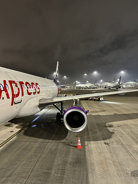 寒假回忆之东京之旅，香港快运航空0元机票（下）UO623东京羽田—香港A321经济舱飞行报告