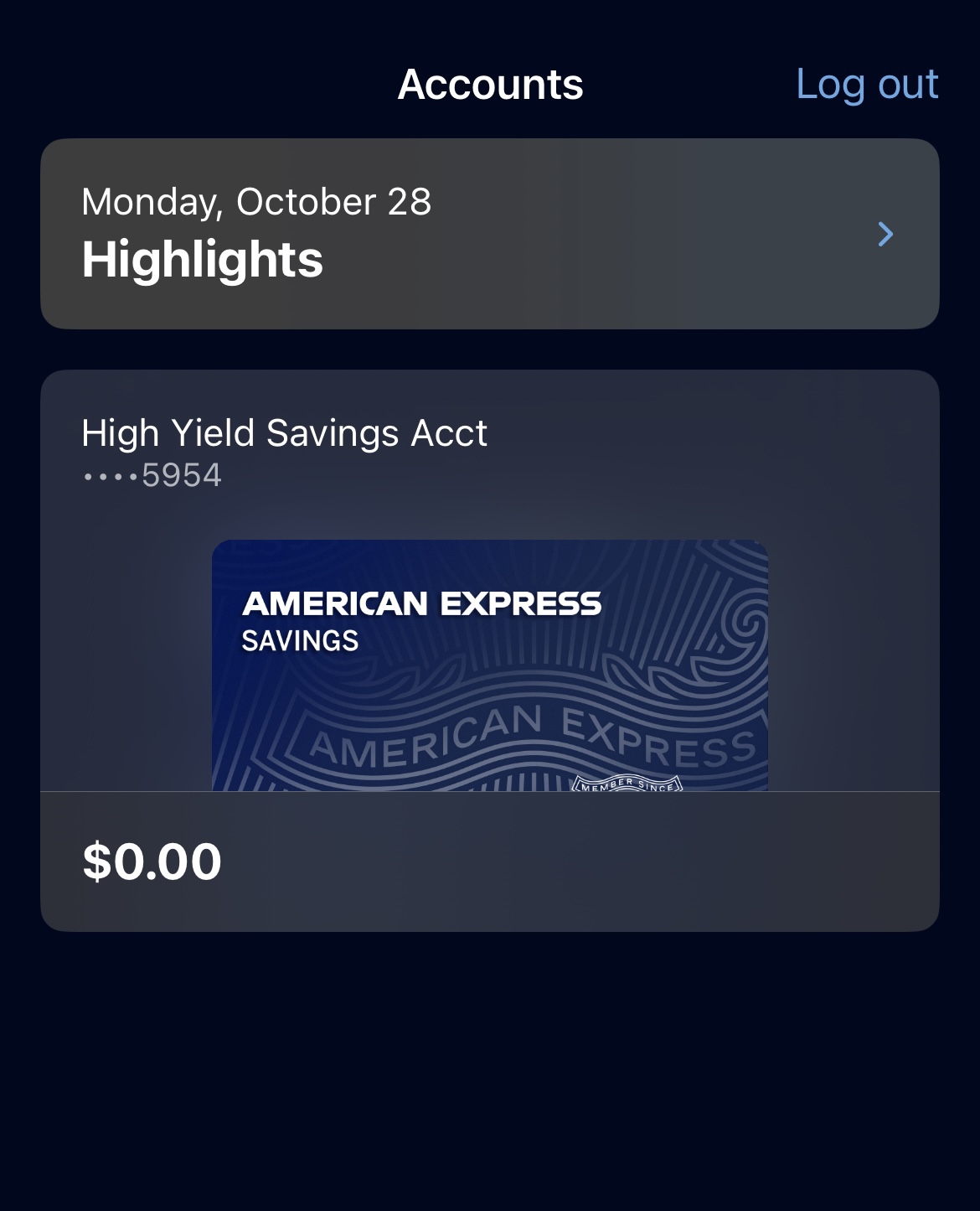 amex ÿ  amex saving