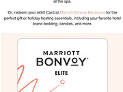 Enjoy an exclusive thank you gift from Marriott <em>Bonvoy</em> ʮ Giftcard