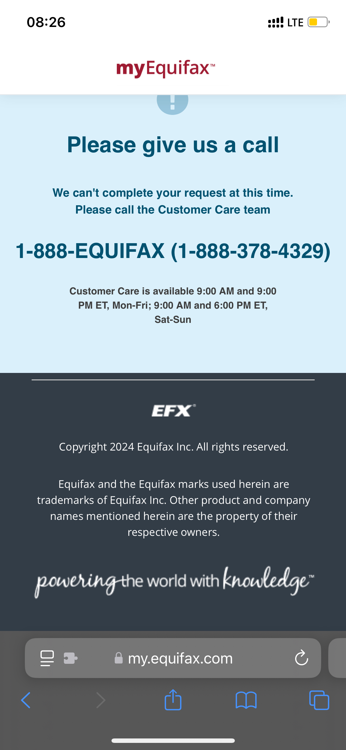 Equifax 0²ҪITIN/ַC]Գɹֱُͻ