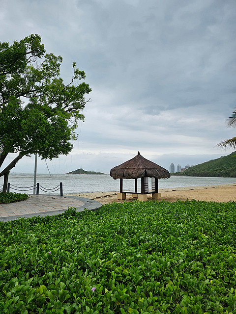 #双倍奖励迎新年#暴风雨中的三亚悦榕庄｜养休泳池别墅