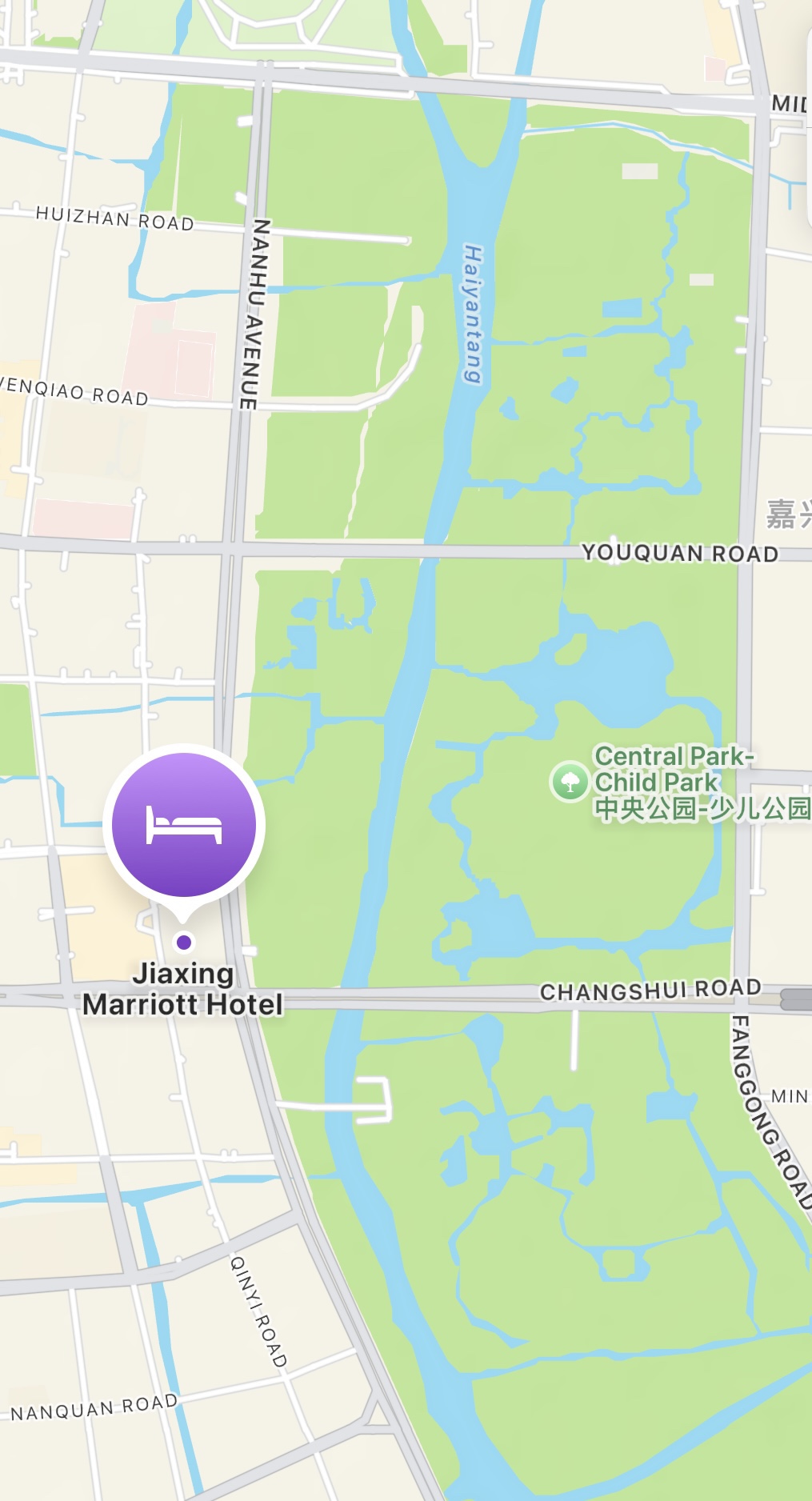 Ϻ࣬ˮ•ȫ󴲷 Jiaxing Marriott Hotel