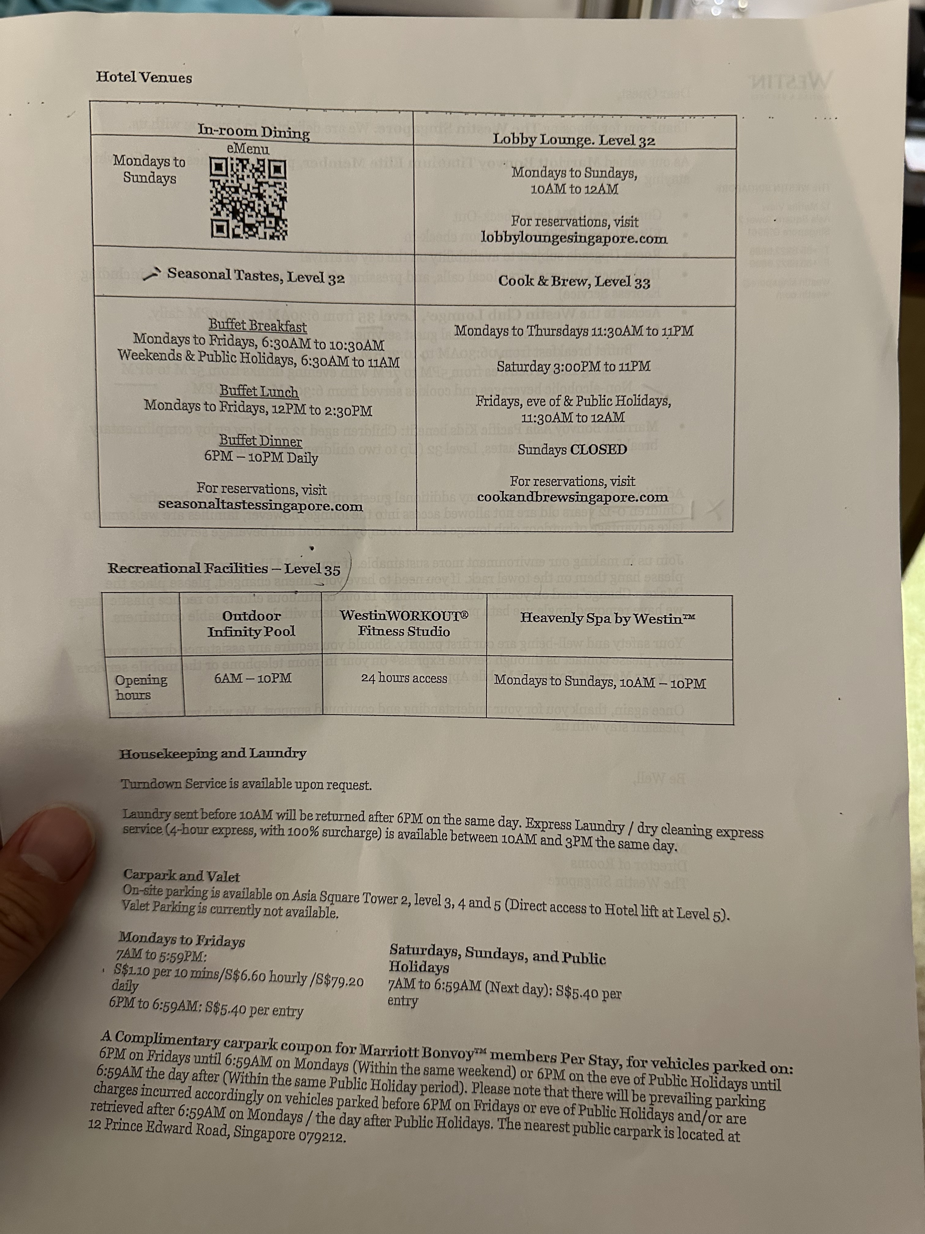 农历新年深度体验新加坡威斯汀
