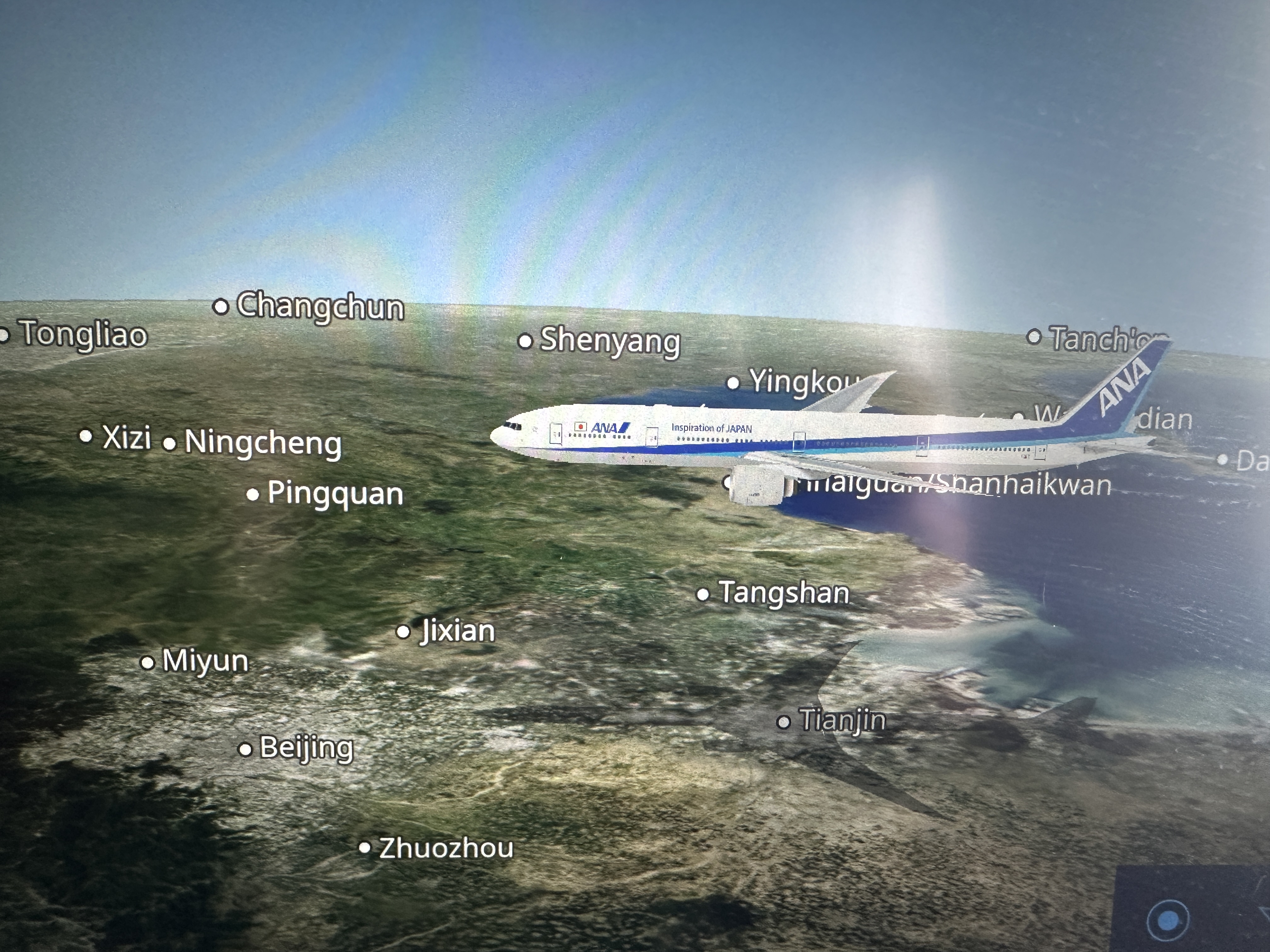 全日空新款77W超经舱体验~HND-PEK