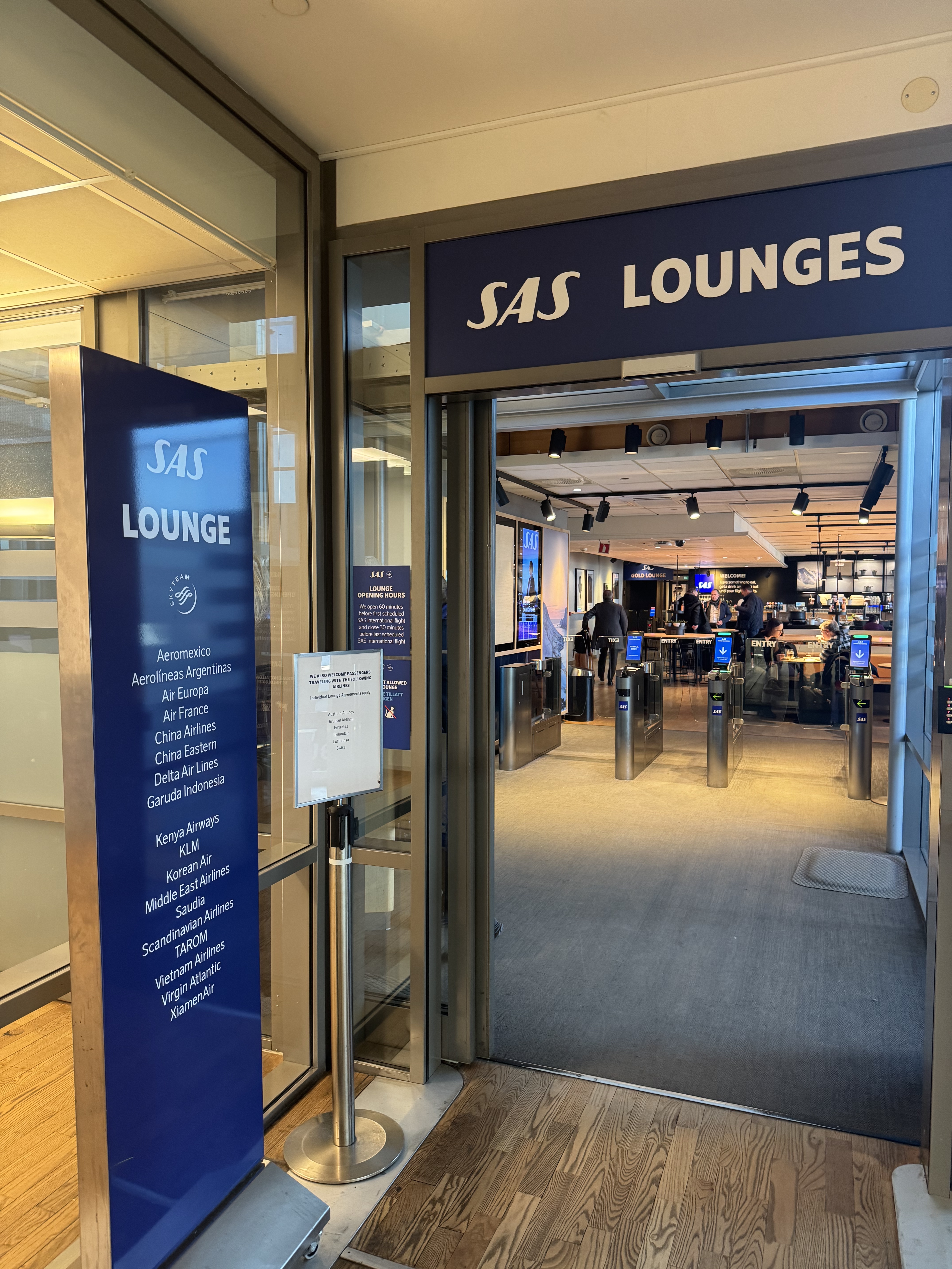 SAS;OSL-ARN+˹½SAS Lounge챨