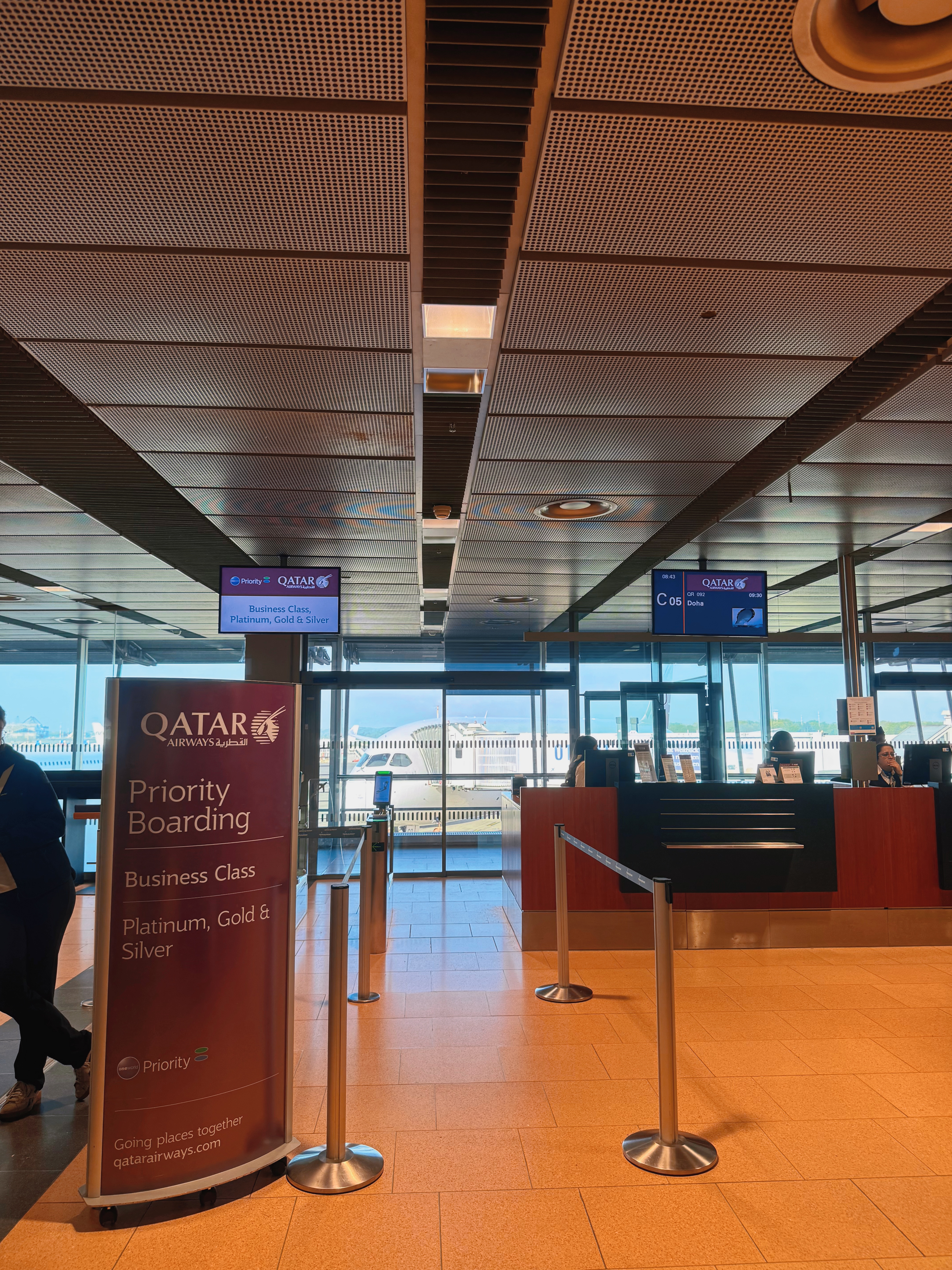 ❸Qatar Airways QR92 HAM-DOH Business