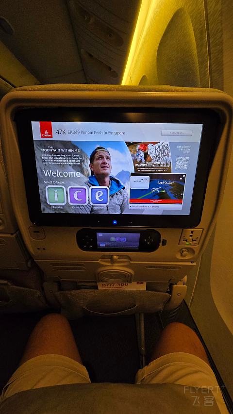 首发 | 阿联酋航空第五航权 | EK349 金边-新加坡 飞行报告