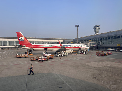 四川航空 3U8935 成都双流CTU-青岛胶东TAO 飞行报告