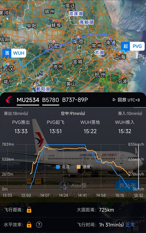 75【半年收官 沪汉线再遇熟悉乘务长 甜妹风格乘务组】MU2534报告