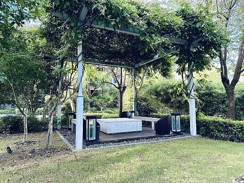 故迹青灯伴我行｜上海松江广富林希尔顿酒店｜豪华湖景庭院套房