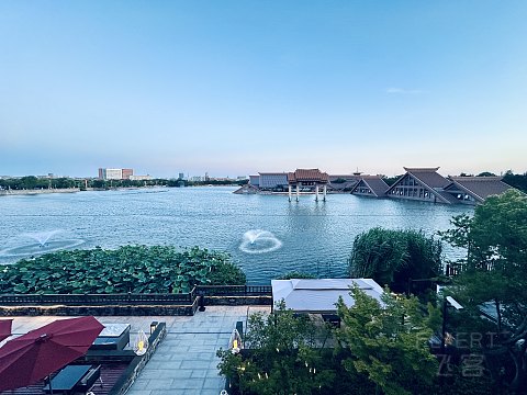 故迹青灯伴我行｜上海松江广富林希尔顿酒店｜豪华湖景庭院套房