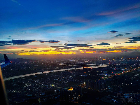 邂逅榕江绚丽晚霞—南航CZ5512台州路桥HYN-揭阳潮汕SWA 国产C909飞行报告