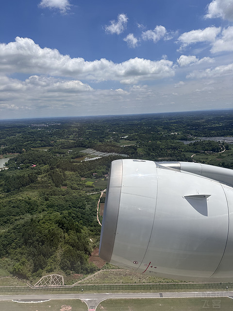 四川航空 3U6795 成都天府TFU-深圳宝安SZX 飞行报告