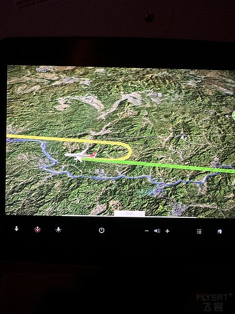 四川航空 3U6795 成都天府TFU-深圳宝安SZX 飞行报告