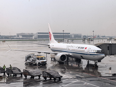 在境内飞一趟国际航班｜CA814西安咸阳-北京首都，感受国际航班国内段的特殊出港流程