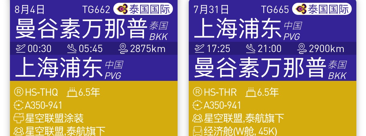 ̩BKK-PVG TG662ǿϢ