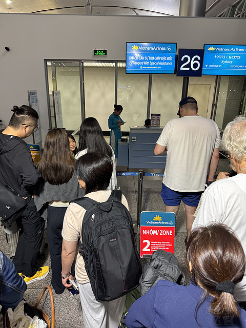 上海悉尼联程。越南航空VN773 525飞行报告