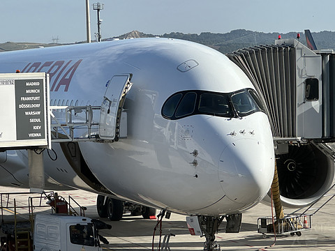 Iberia伊比利亚航空 伦敦-马德里 A359商务体验
