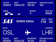 ŷ SAS320neo ˹½-<em>׶</em>OSL-LHR-HKG